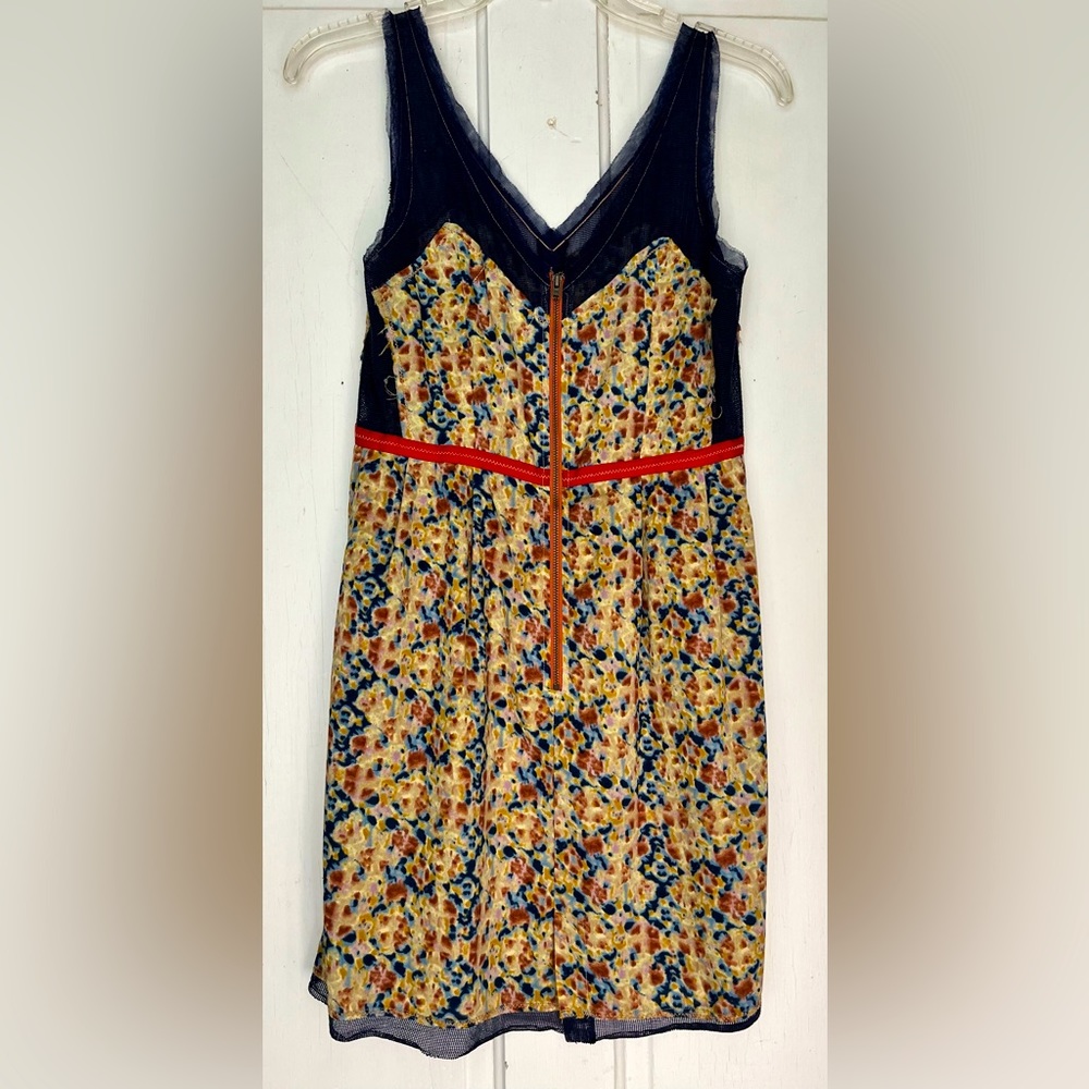 SOLD!!  Intimately Free People Blue and orange floral dress